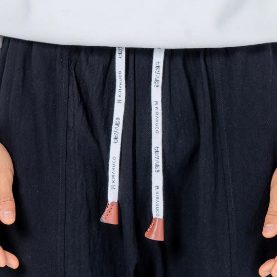 Pantalones cómodos harem de algodón rojo